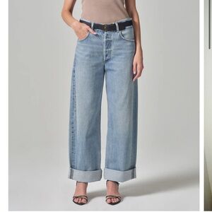 Citizens of Humanity Ayla baggy cuffed crop